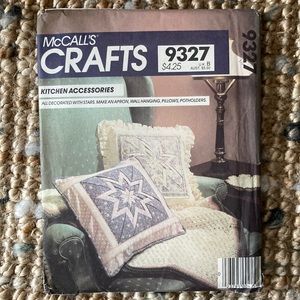 McCall’s crafts pattern 9327, New never used